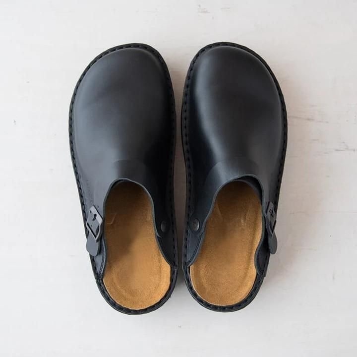 Men's Orthopedic Clogs Adjustable Buckle Rustic Finish