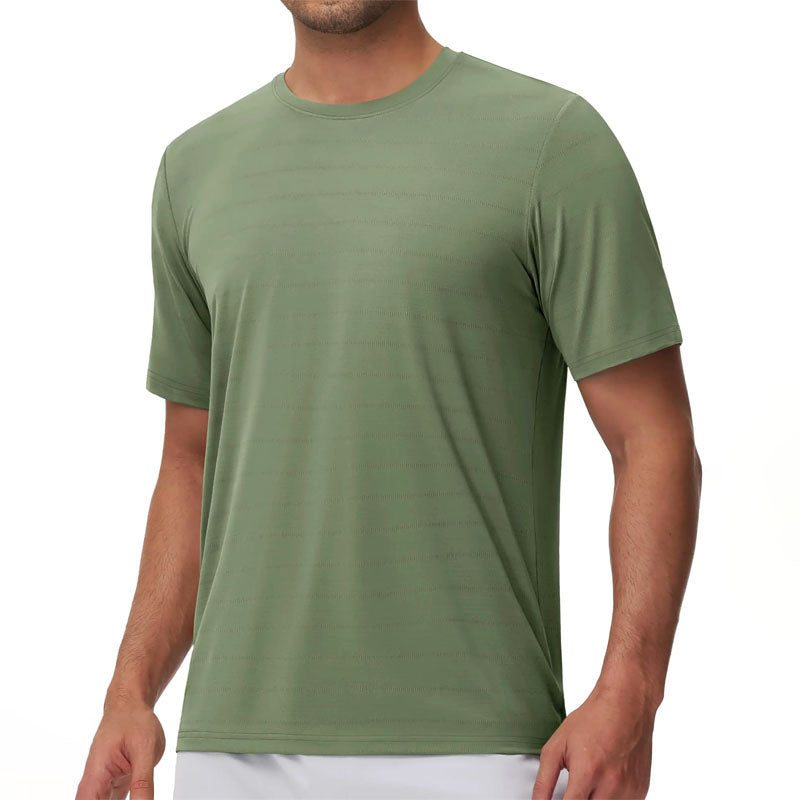 Men's Short Sleeve Crew Neck T-Shirt - Smooth Touch Weave