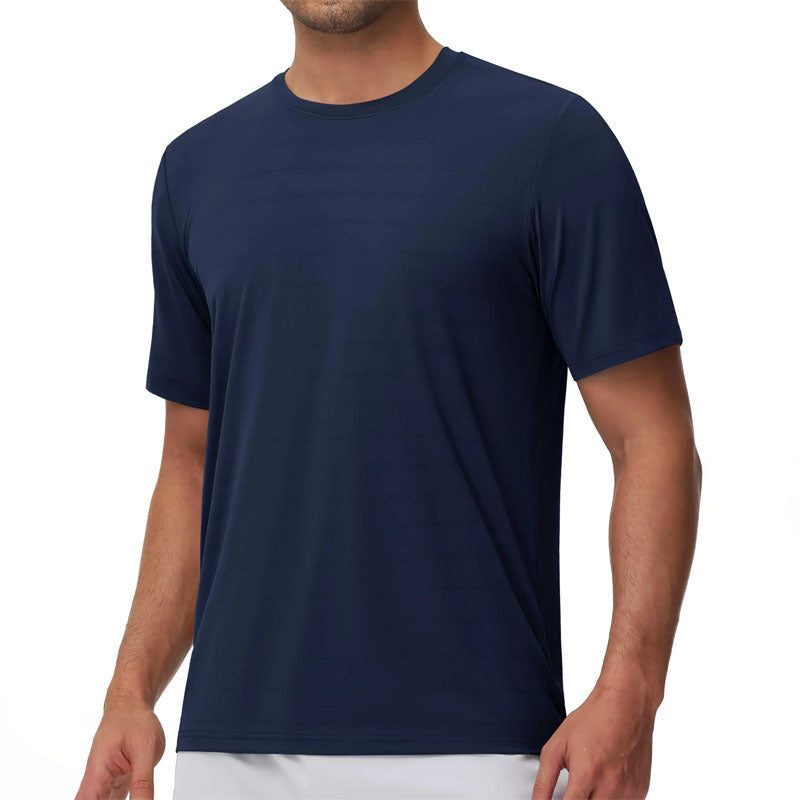 Men's Short Sleeve Crew Neck T-Shirt - Smooth Touch Weave