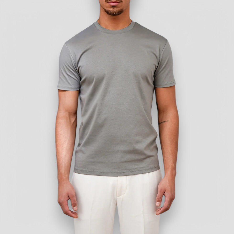 Men's Short Sleeve Round Neck T-Shirt - Soft Lightweight Fit