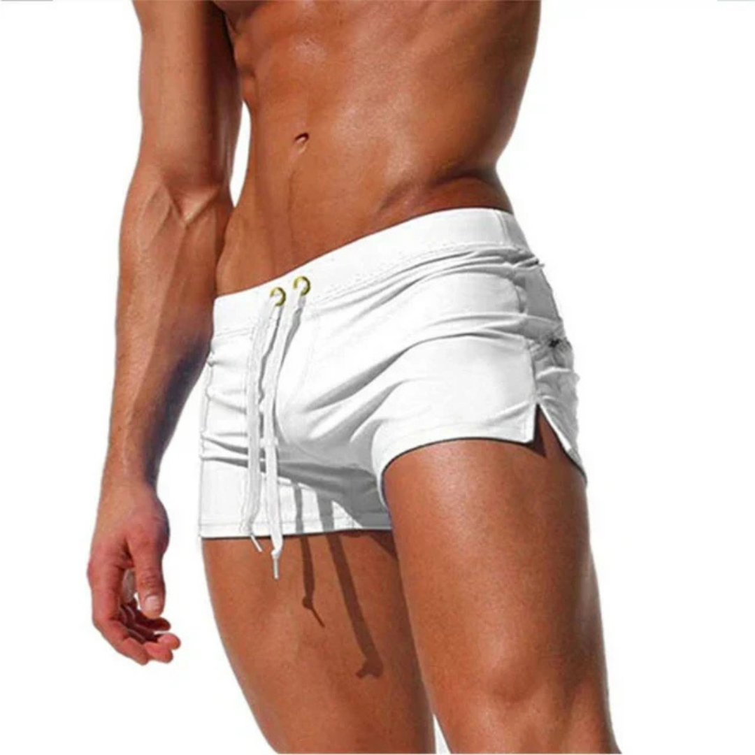 Men's Swim Shorts - Adjustable Waistband and Side Split