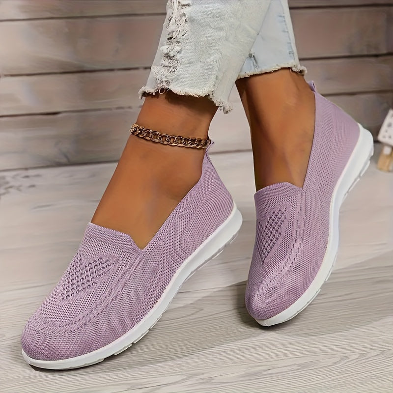 Women’s Low-Top Slip-On Sneakers - Textured Finish