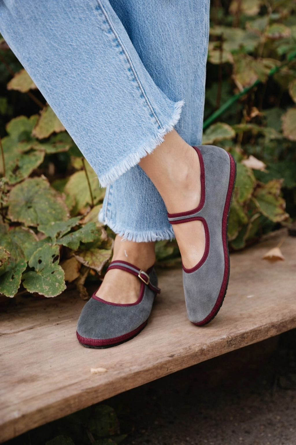 Women's Mary Jane Ballet Flats Buckle Strap Round Toe