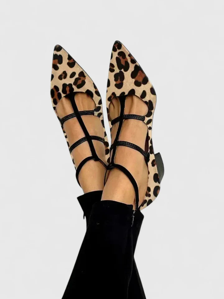 Women's Mary Jane Heels Pointed Toe Pumps Strappy Block Shoes